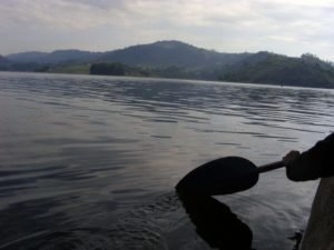 Lake Bunyonyi - Canoeing